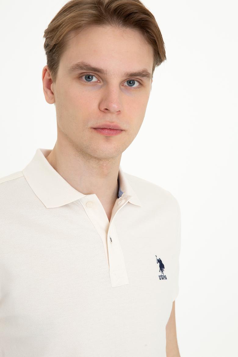 Erkek Krem Basic Tişört - 50232308223