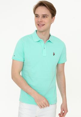 Erkek Mint Yeşili Polo Yaka T-Shirt Basic - 50232310104