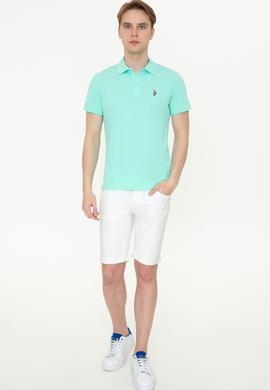 Erkek Mint Yeşili Polo Yaka T-Shirt Basic - 50232310104