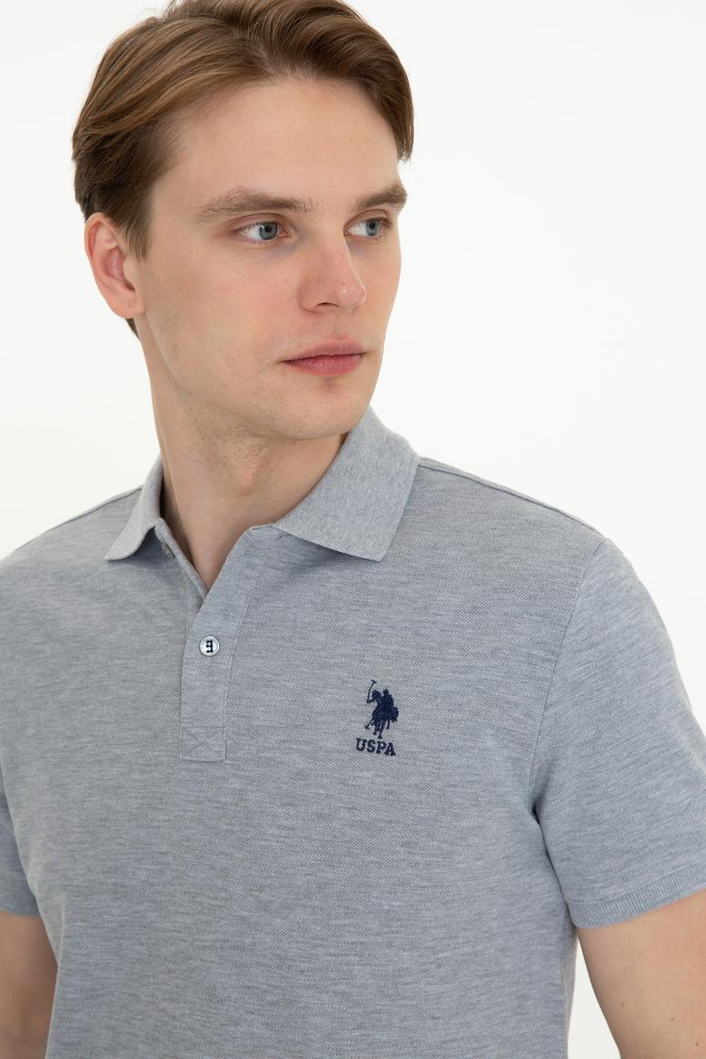 Erkek Gri Melanj Basic Tişört - 50232311050