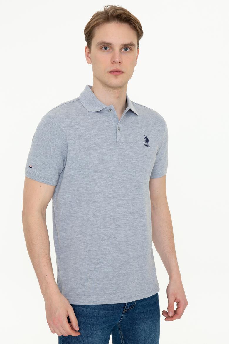 Erkek Gri Melanj Basic Tişört - 50232311050