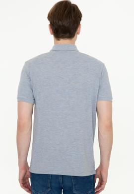 Erkek Gri Melanj Basic Tişört - 50232311050