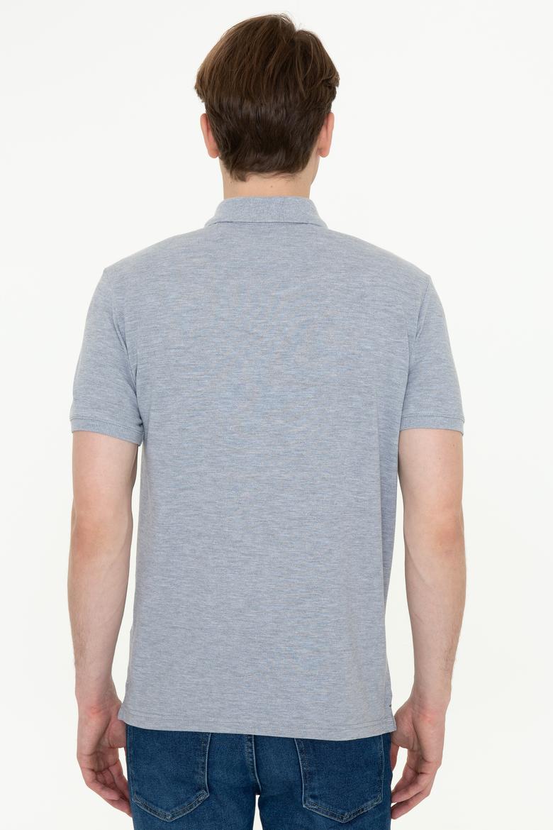 Erkek Gri Melanj Basic Tişört - 50232311050