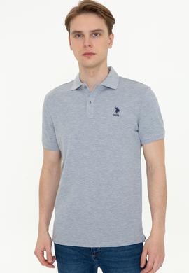 Erkek Gri Melanj Basic Tişört - 50232311050