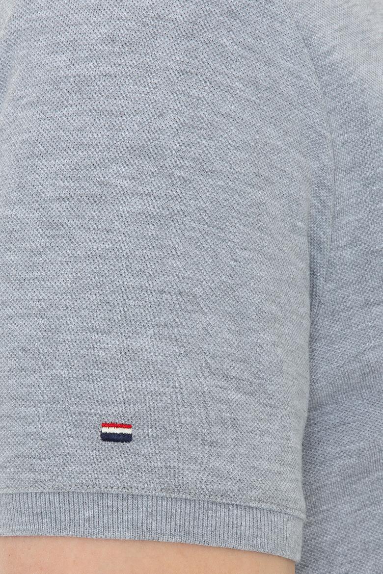 Erkek Gri Melanj Basic Tişört - 50232311050