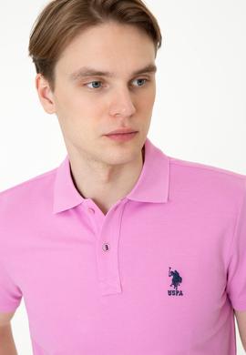 Erkek Lila Basic Tişört - 50232308023