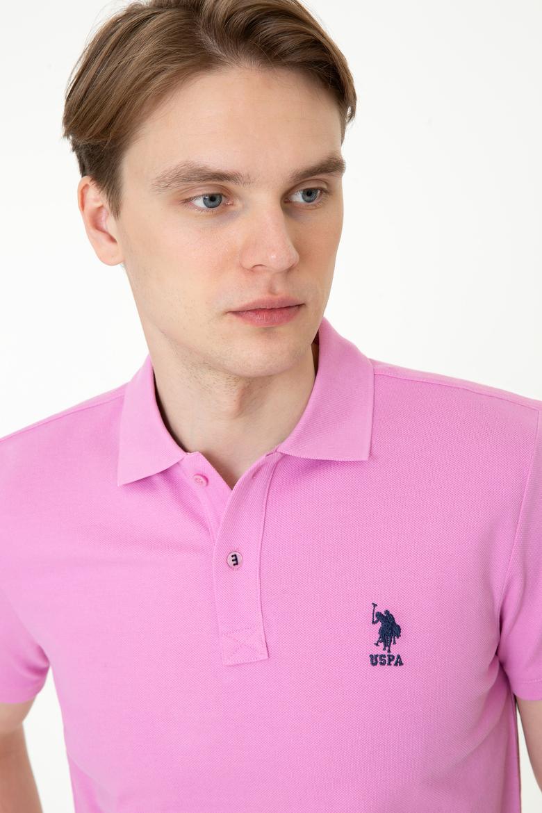 Erkek Lila Basic Tişört - 50232308023