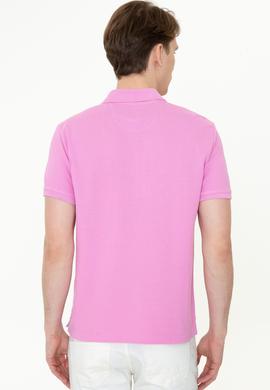 Erkek Lila Basic Tişört - 50232308023