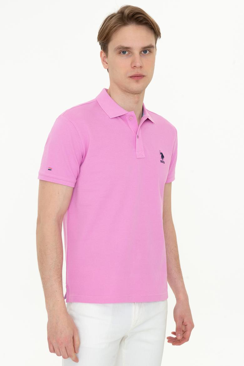 Erkek Lila Basic Tişört - 50232308023