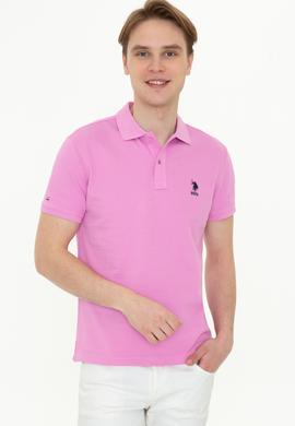 Erkek Lila Basic Tişört - 50232308023