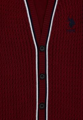 Erkek Çocuk Bordo Triko Hırka - 50237148010