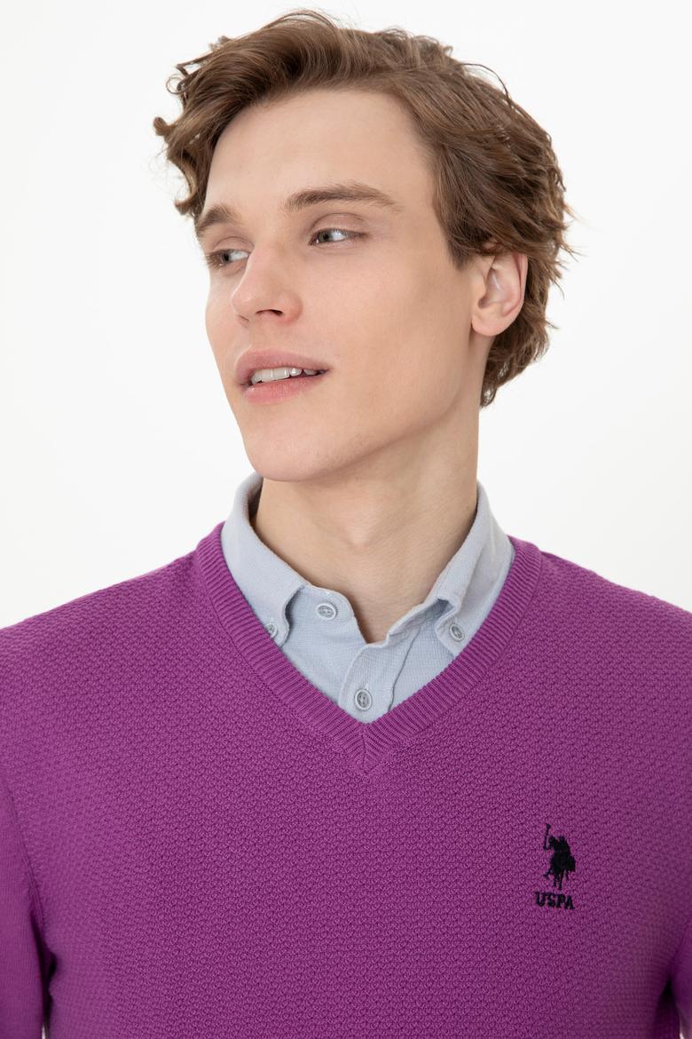 Erkek Menekşe Basic Kazak - 50236962109