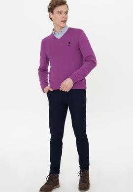 Erkek Menekşe Basic Kazak - 50236962109