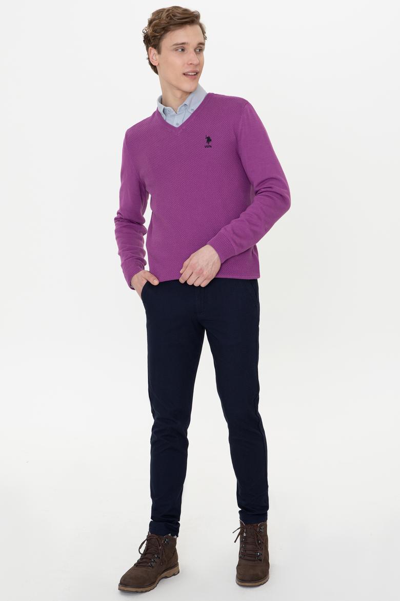 Erkek Menekşe Basic Kazak - 50236962109