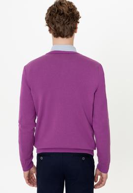 Erkek Menekşe Basic Kazak - 50236962109