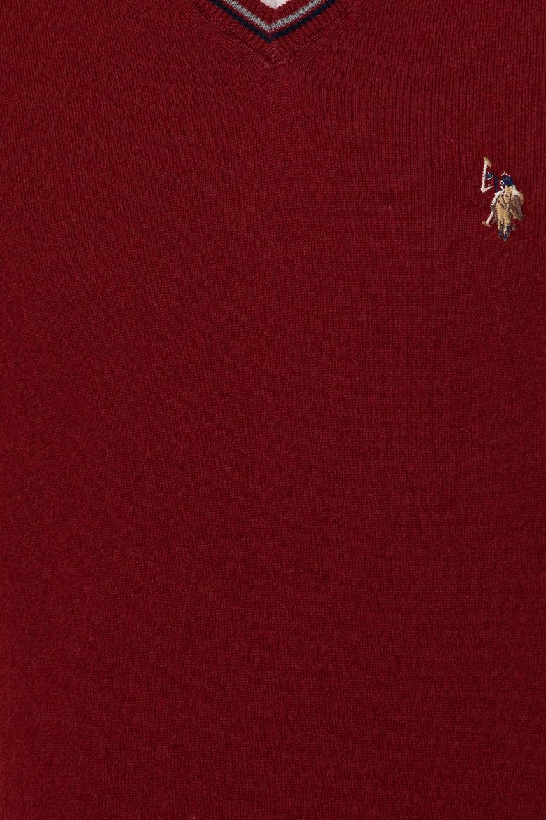 Erkek Bordo Basic Kazak - 50236974033