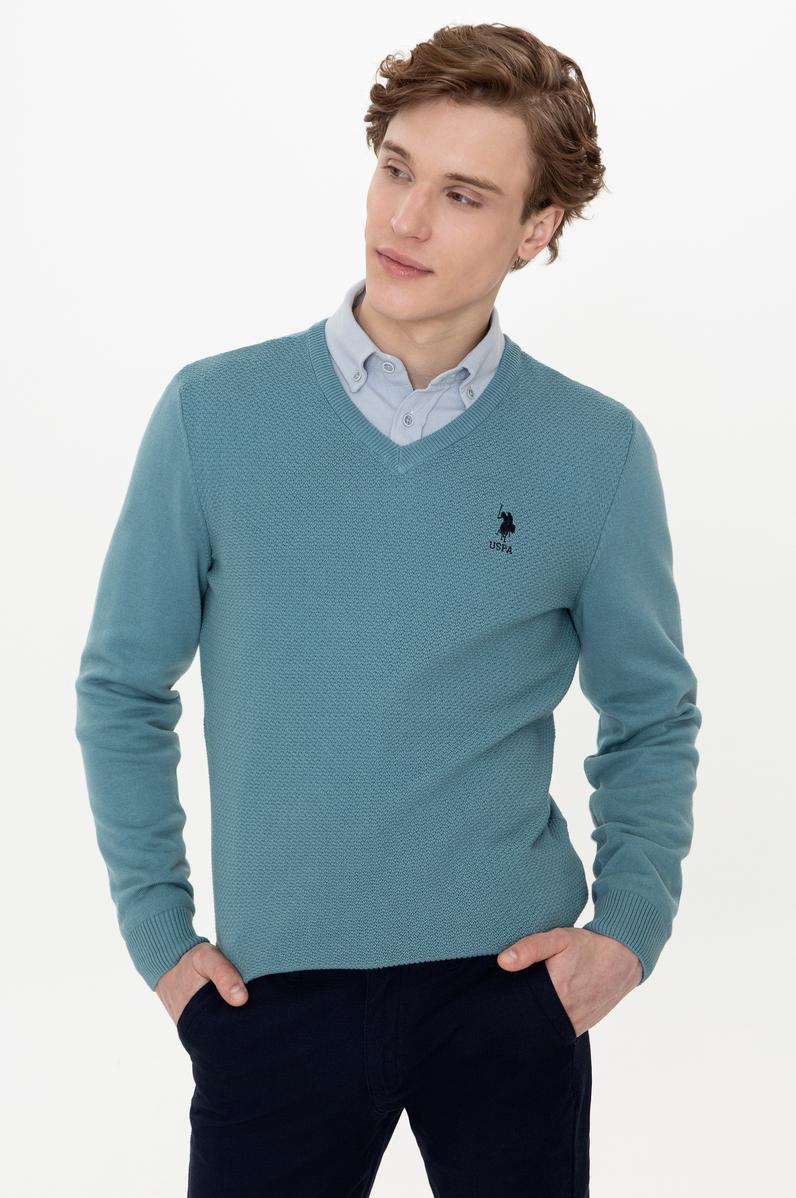 Erkek İndigo Basic Kazak