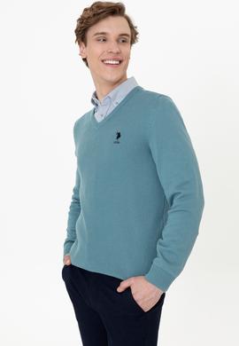 Erkek İndigo Basic Kazak - 50236962042