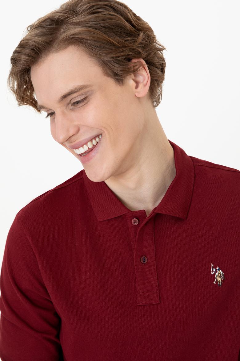 Erkek Bordo Basic Sweatshirt - 50240393028