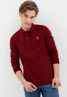 Erkek Bordo Basic Sweatshirt - 50240393028