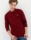 Erkek Bordo Basic Sweatshirt