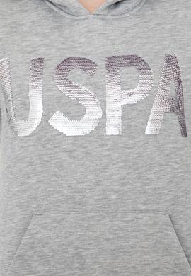 Kadın Gri Melanj Basic Sweatshirt - 50240707076