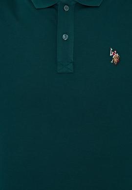 Erkek Koyu Yeşil Basic Tişört - 50243912057