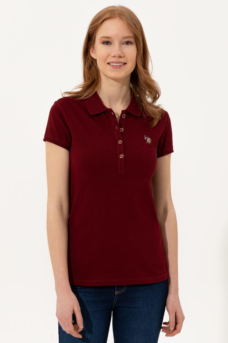 Kadın Bordo T-shirt