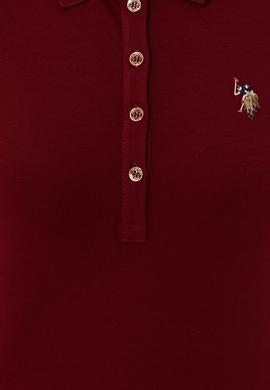 Kadın Bordo T-shirt - 50244197018