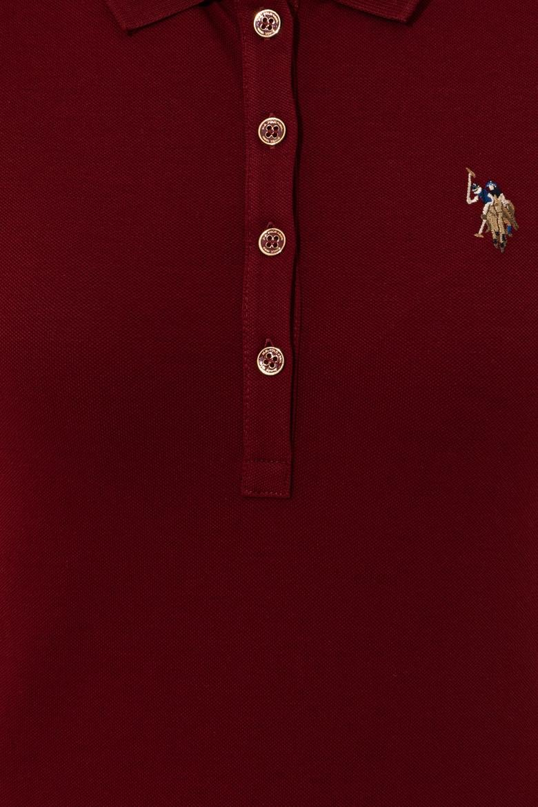 Kadın Bordo T-shirt - 50244197018