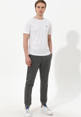 Erkek Antrasit Melanj Eşofman Altı - 50245449047