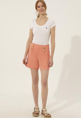 Kadın Somon Örme Şort - 50246889045