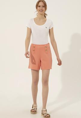 Kadın Somon Örme Şort - 50246889045