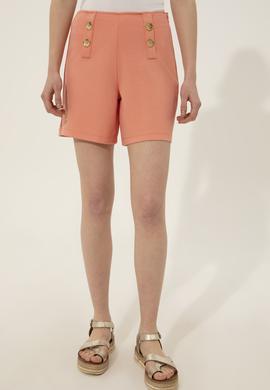 Kadın Somon Örme Şort - 50246889045