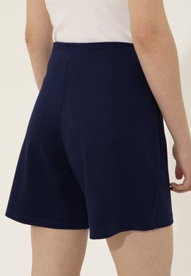 Kadın Lacivert Örme Şort - 50246889010