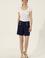 Kadın Lacivert Örme Şort
