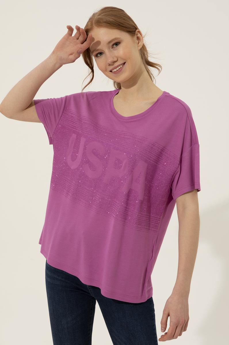 Kadın Menekşe Tişört