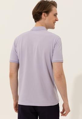 Erkek Lila Basic Tişört - 50249149117