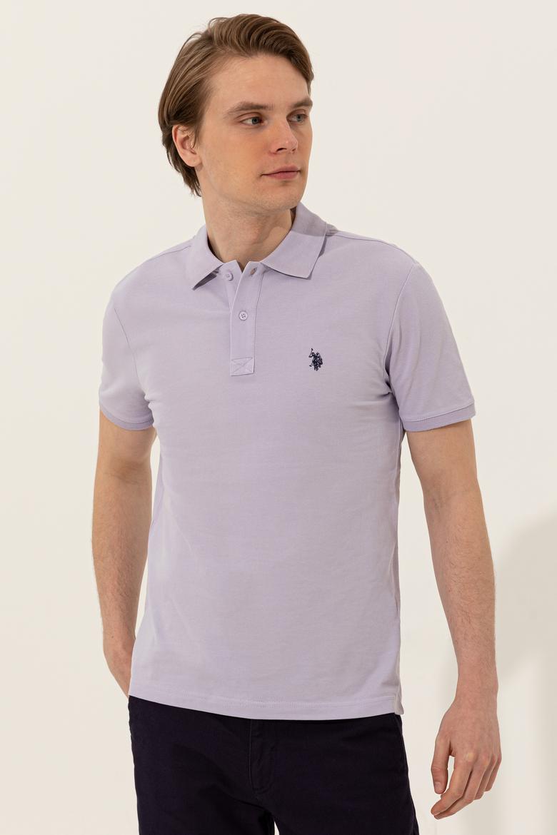 Erkek Lila Basic Tişört - 50249149117