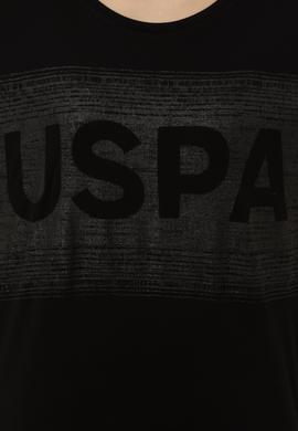 Kadın Siyah Bisiklet Yaka Tişört - 50249033054