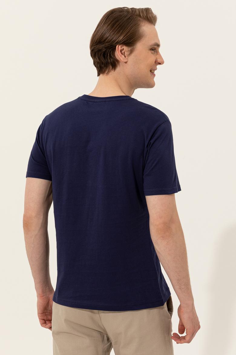 Erkek Lacivert Tişört - 50249980018