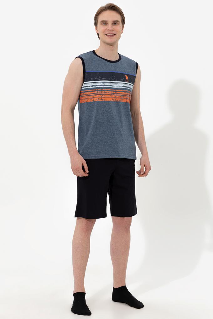 Erkek Mavi Melanj Pijama