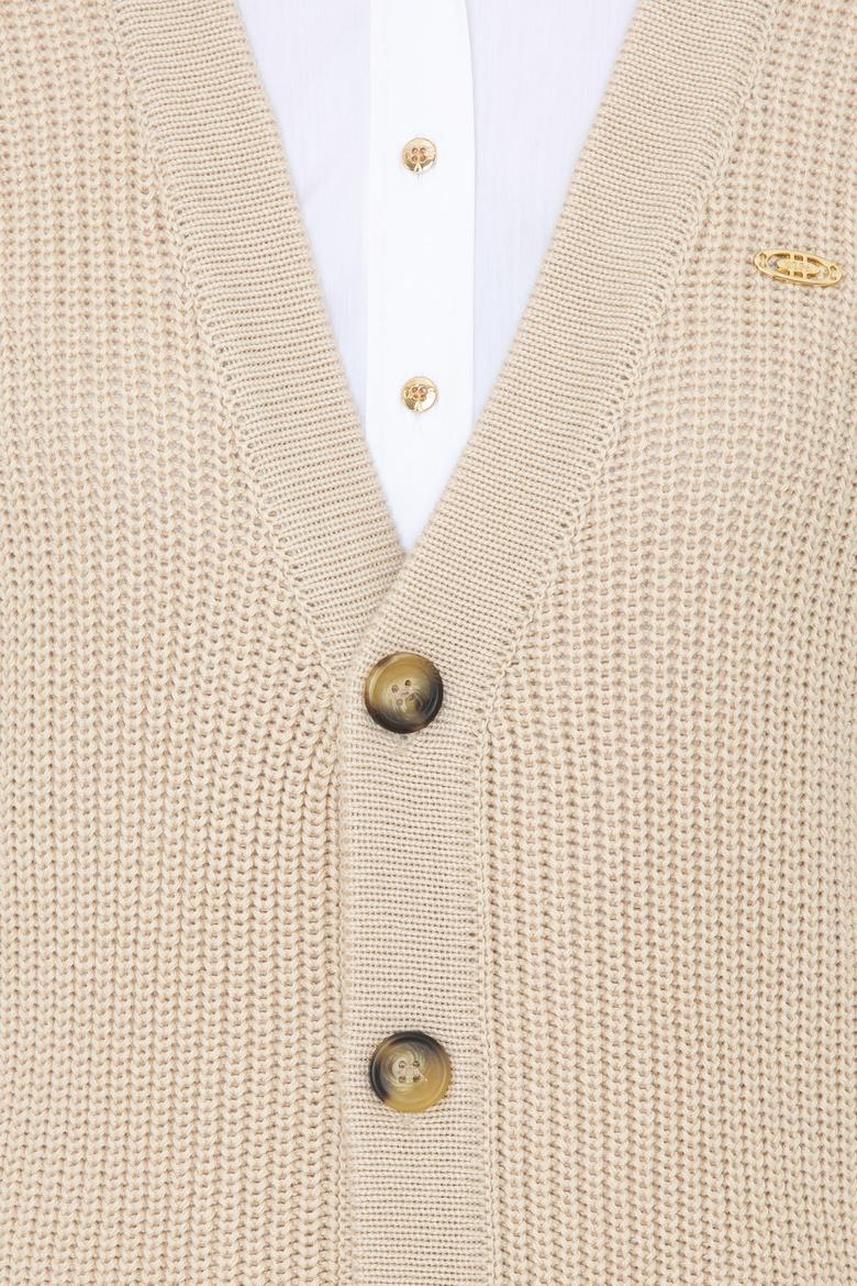 Kadın Bej Triko Hırka - 50257015001