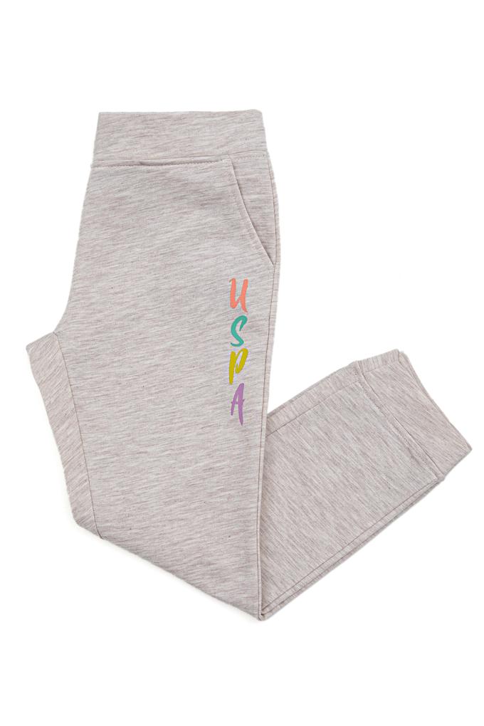 Çocuk Bej Melanj Eşofman Altı