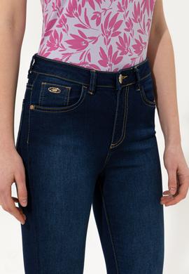 Kadın Koyu Mavi Jean Pantolon - 50260249001