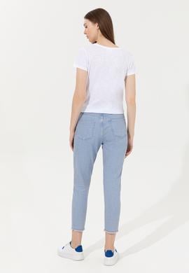 Kadın Mavi Jean Pantolon - 50246480007