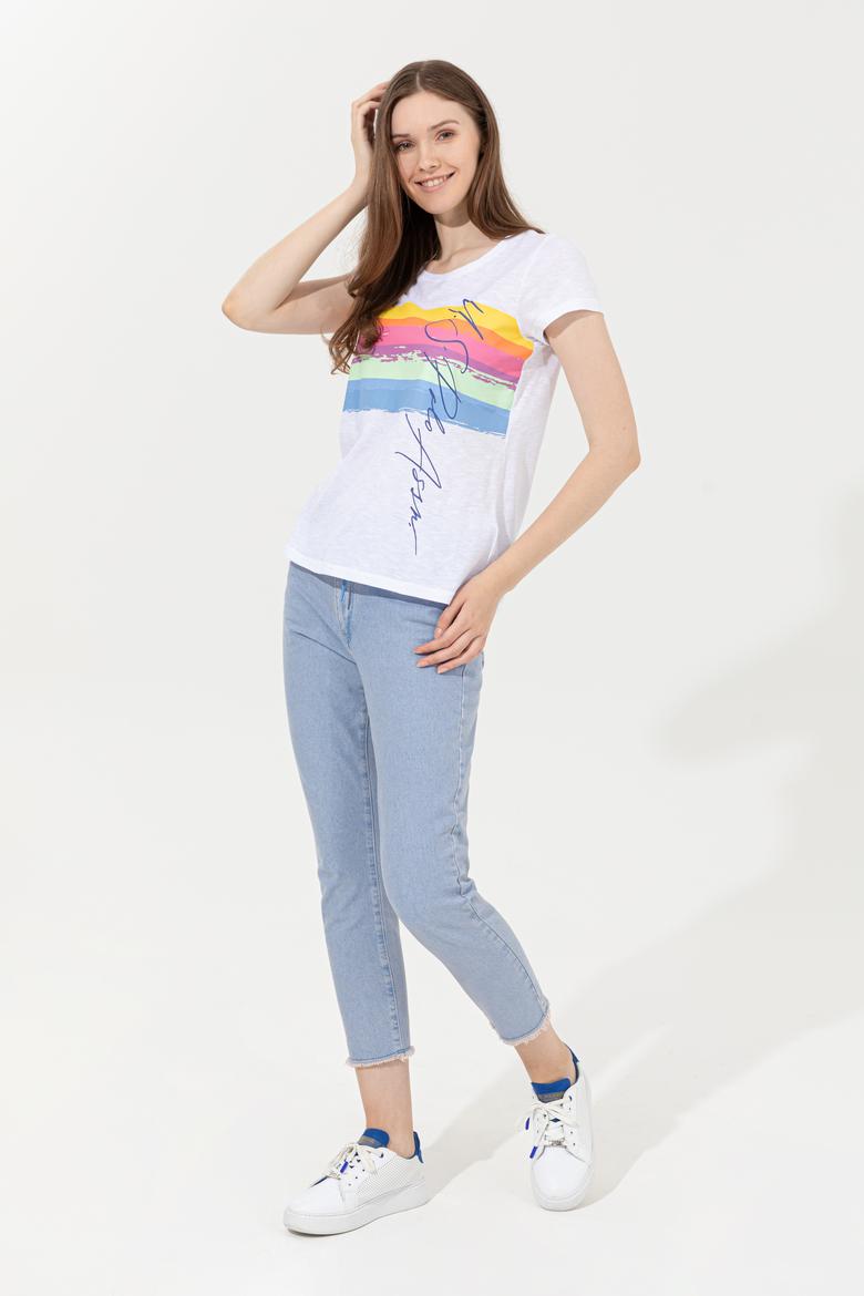 Kadın Mavi Jean Pantolon