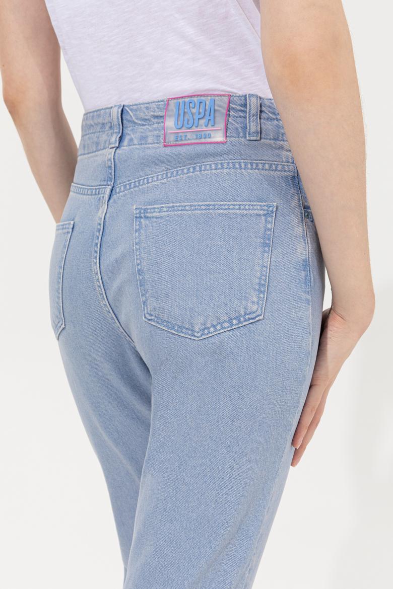 Kadın Mavi Jean Pantolon - 50246480007