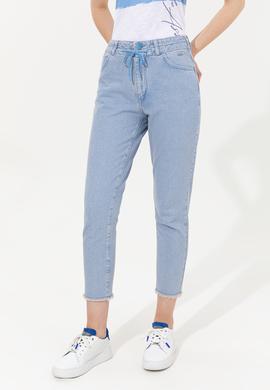 Kadın Mavi Jean Pantolon - 50246480007