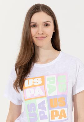 Kadın Mint Bisiklet Yaka Crop Tişört - 50249005004